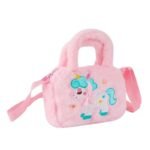 Kawaii Unicorn Pattern Plush Bag - Image 4