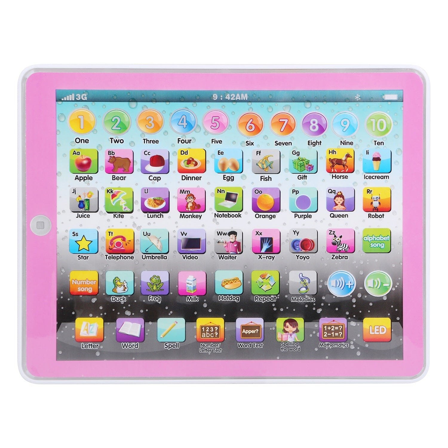 Kid Baby Toddler Educational Tablet Toy