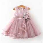 Kids Little Girls' Dress Flower Swing Dress - Image 3