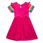 Kids Little Girls' Knee-length Short Sleeve Dress - Image 4