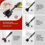 Kitchen Meat Chopper Ground Beef Masher Utensil Heat Resistant Non-Stick - Image 6