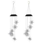 LED Color-Changing Solar Explosion Star Wind Chime - Image 3