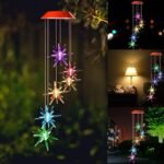 LED Color-Changing Solar Explosion Star Wind Chime
