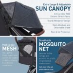 Lightweight Self Folding Baby Stroller, Ultra-Compact with One Hand Gravity Fold - Image 6