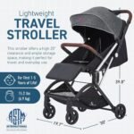 Lightweight Self Folding Baby Stroller, Ultra-Compact with One Hand Gravity Fold - Image 5
