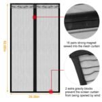 Magnetic Screen Door Hands-free Fly Mesh Door Curtain - Image 4