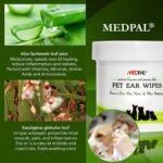MedPal Cleaning Wipes for Dogs and Cats Prevent Ear Infections - Image 4
