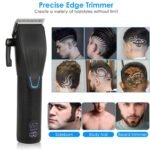 Men Electric Barber Clipper Hair Cutting Combo Set T Outliner Shaver Trimmers - Image 11