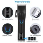 Men Electric Barber Clipper Hair Cutting Combo Set T Outliner Shaver Trimmers - Image 6
