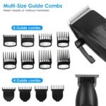 Men Electric Barber Clipper Hair Cutting Combo Set T Outliner Shaver Trimmers - Image 4