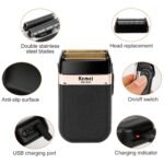 Men Rechargeable Cordless Beard Trimmer Grooming Kit - Image 4