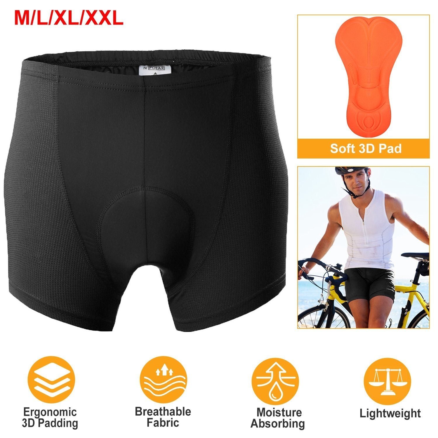 Men's Cycling Underpants Shorts - Image 6