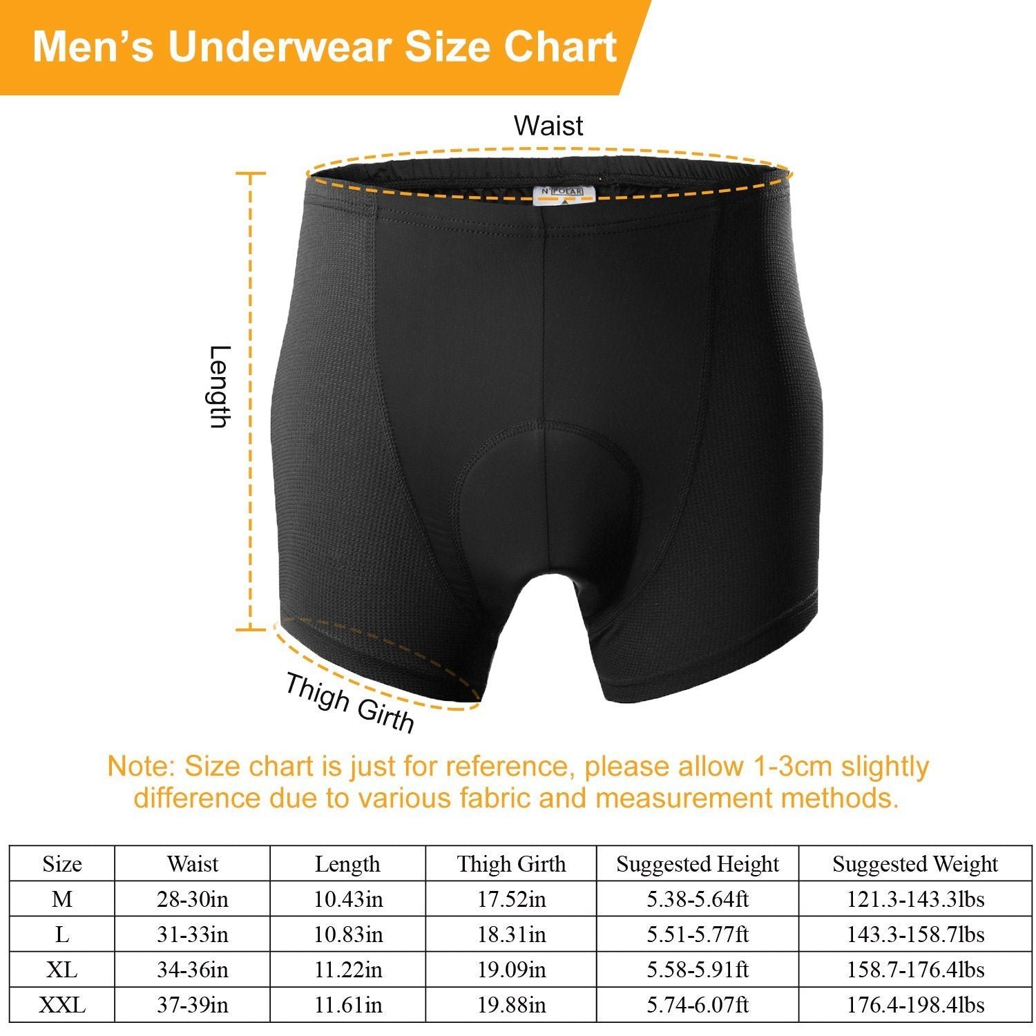 Men's Cycling Underpants Shorts - Image 15
