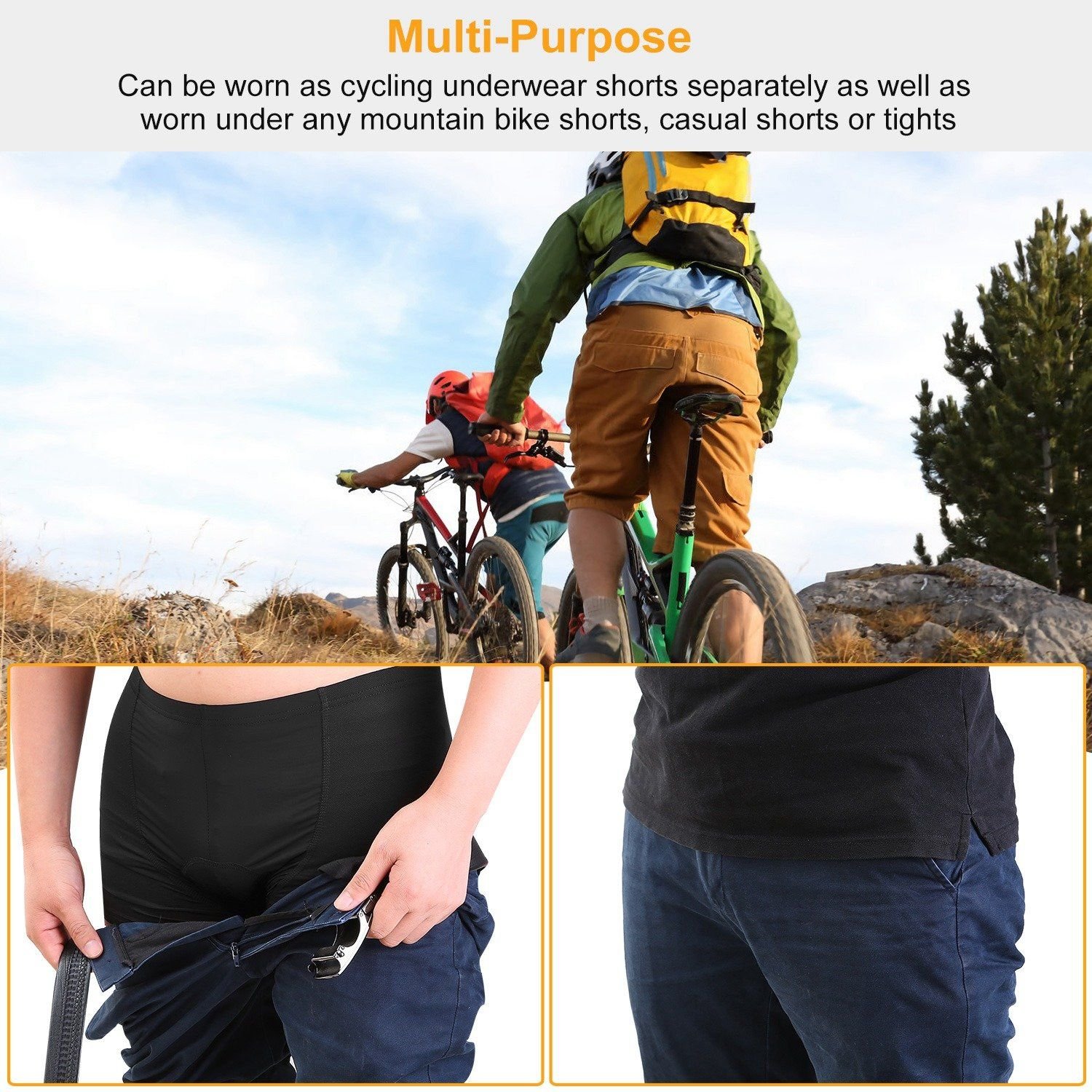 Men's Cycling Underpants Shorts - Image 14