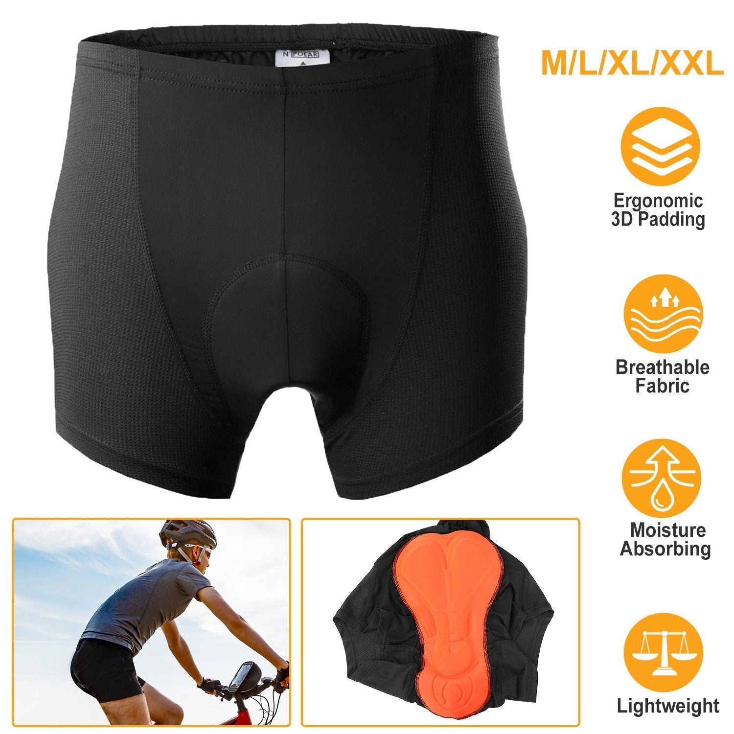 Men's Cycling Underpants Shorts - Image 7