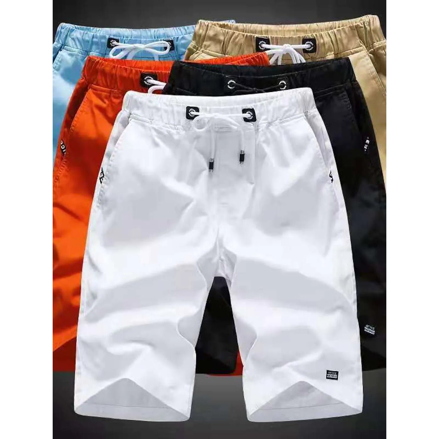 Men's Drawstring Knee Sweatpants - Image 6