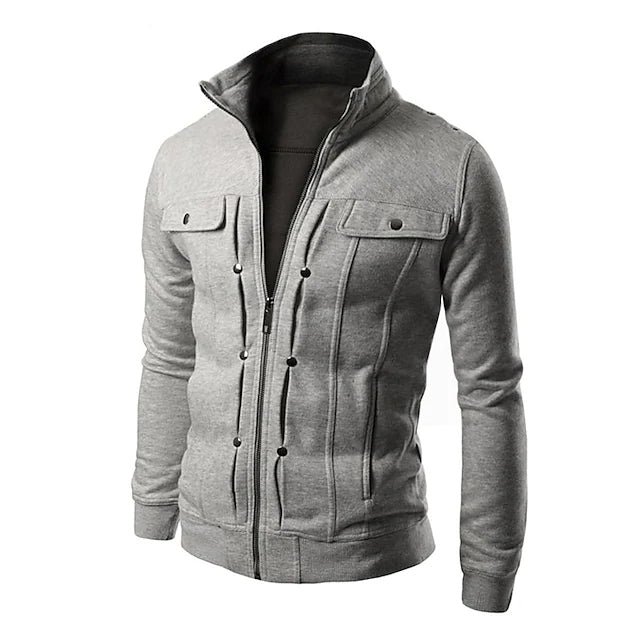 Men's Slim Blend Casual Jacket - Image 3