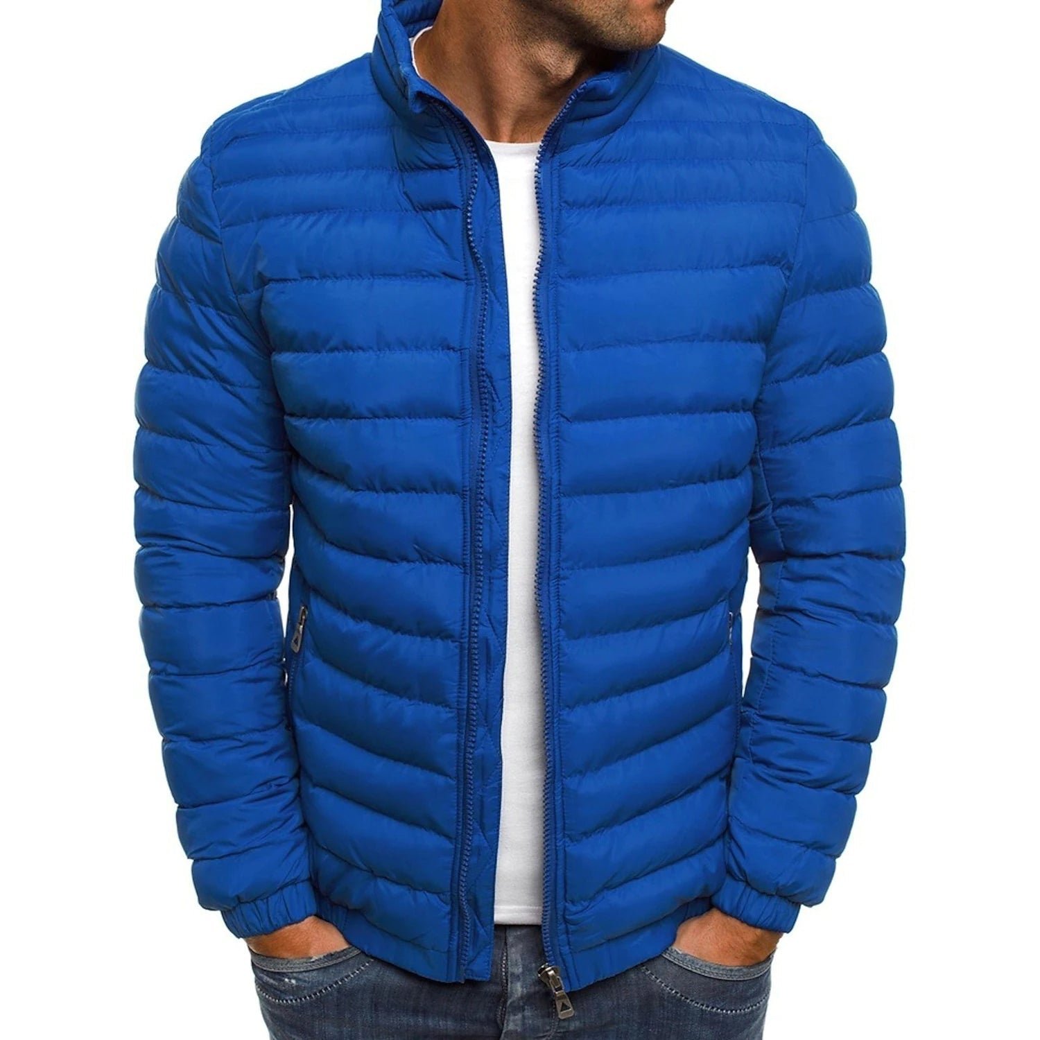 Men's Warm Windproof Puffer Bubble Jacket - Image 4
