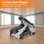 Mini Fitness Stepper with 2 Resistance Bands LCD Monitor - Image 9