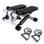 Mini Fitness Stepper with 2 Resistance Bands LCD Monitor - Image 2