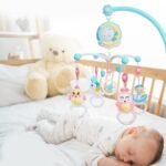 Mobile Star Projection Nursery Light Baby Rattle Toy with Music Box Remote Control - Image 7