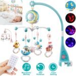 Mobile Star Projection Nursery Light Baby Rattle Toy with Music Box Remote Control - Image 5