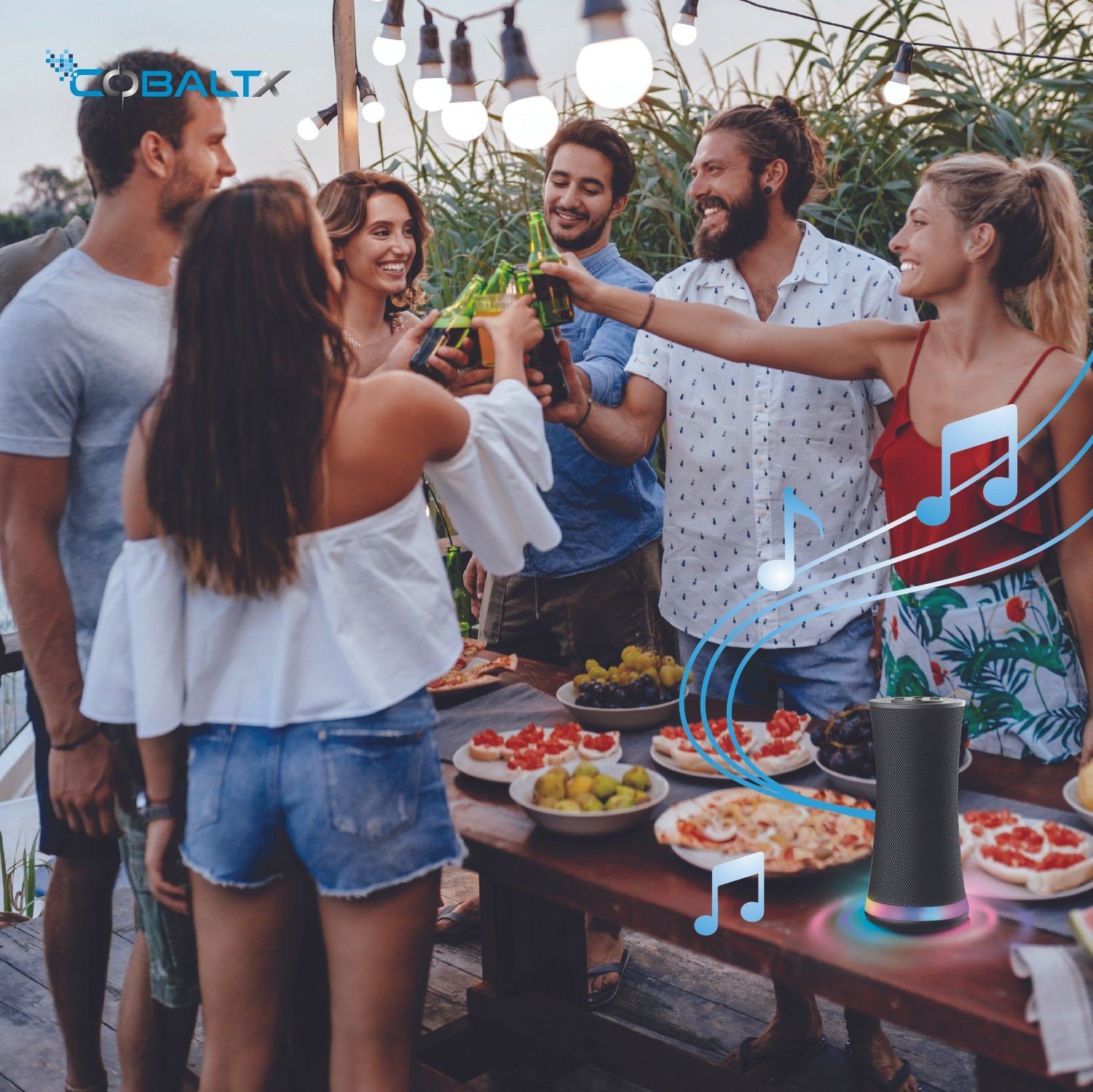 Mood Tower Multi-Color LED Light Wireless Speaker - Image 7