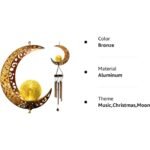 Moon Crackle Glass Ball Wind Chimes Solar Wind Chimes - Image 8