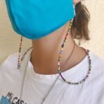 Multi-Color Face Mask Holder Beads Chain - Image 2