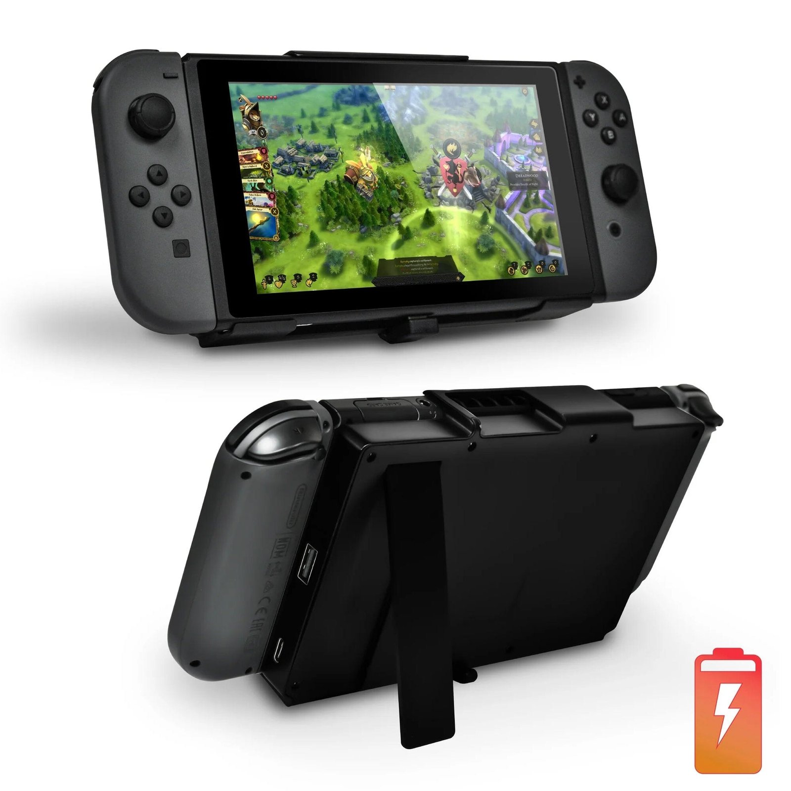 Nintendo Switch Portable Power Bank Battery Charger Docking Station 10000 mAh