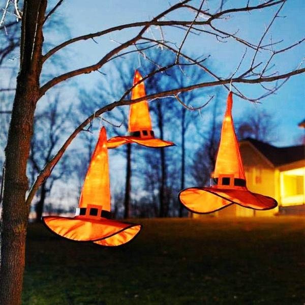Outdoor Halloween Decoration Glowing Hats - Image 2