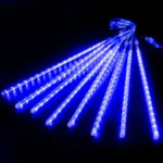 Outdoor Solar Meteor Christmas String Lights - Image 5