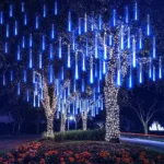 Outdoor Solar Meteor Christmas String Lights - Image 10