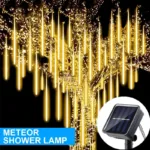 Outdoor Solar Meteor Christmas String Lights - Image 7