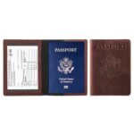 Passport Holder with Vaccination Card Protector - Image 5