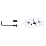Plug-in Globe String Light Warm White Fairy Light Bulbs - Image 4