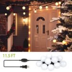 Plug-in Globe String Light Warm White Fairy Light Bulbs - Image 9