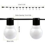 Plug-in Globe String Light Warm White Fairy Light Bulbs - Image 6
