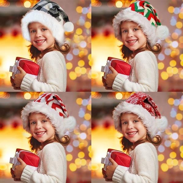 Plush Knitted Christmas Hat - Image 9