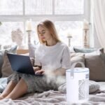 Portable Air Conditioner Fan Evaporative Humidifier 3 Speed Spray - Image 13