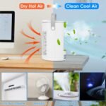Portable Air Conditioner Fan Evaporative Humidifier 3 Speed Spray - Image 5