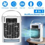 Portable Air Conditioner Fan Evaporative Humidifier 3 Speed Spray - Image 3