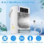 Portable Air Conditioner Fan Evaporative Humidifier 3 Speed Spray - Image 8