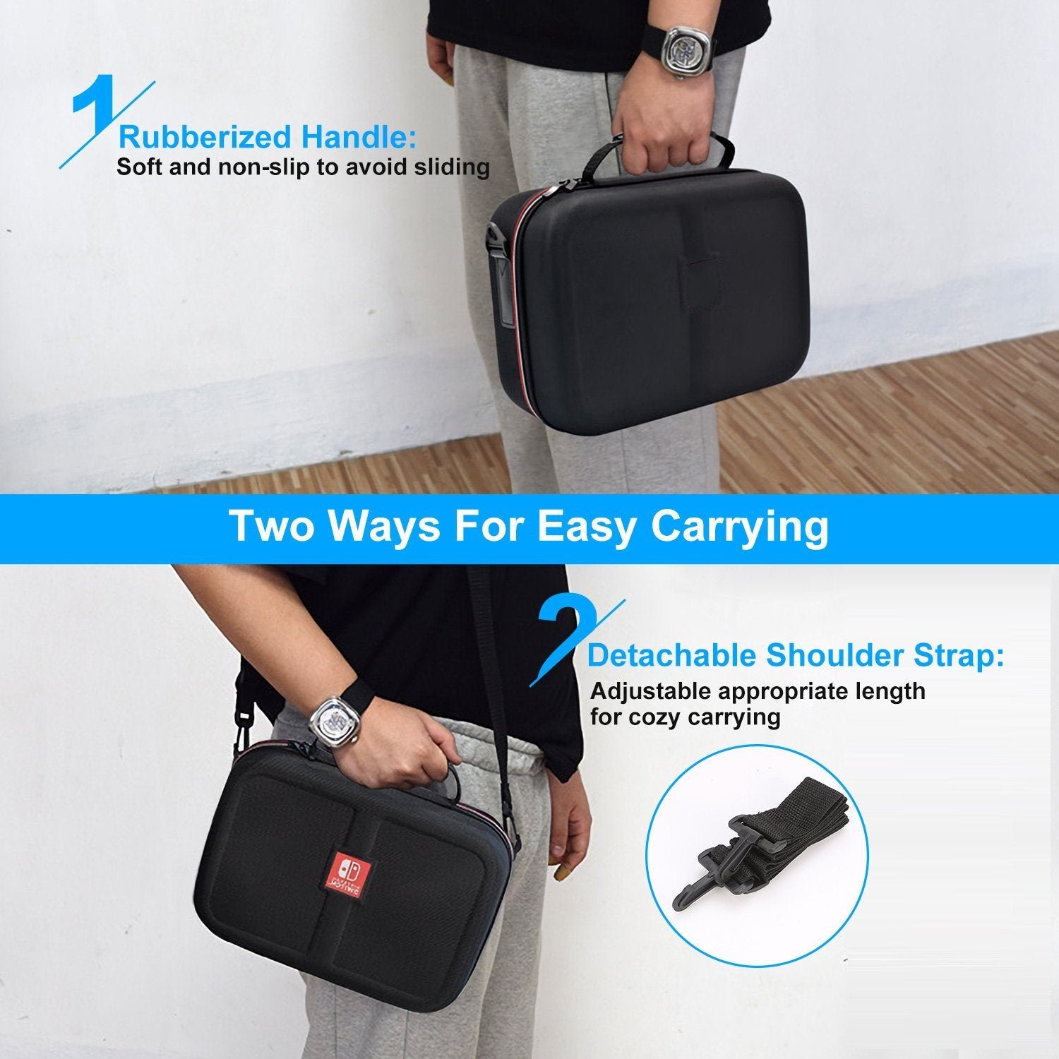 Portable Deluxe Carrying Case for Nintendo Switch - Image 10