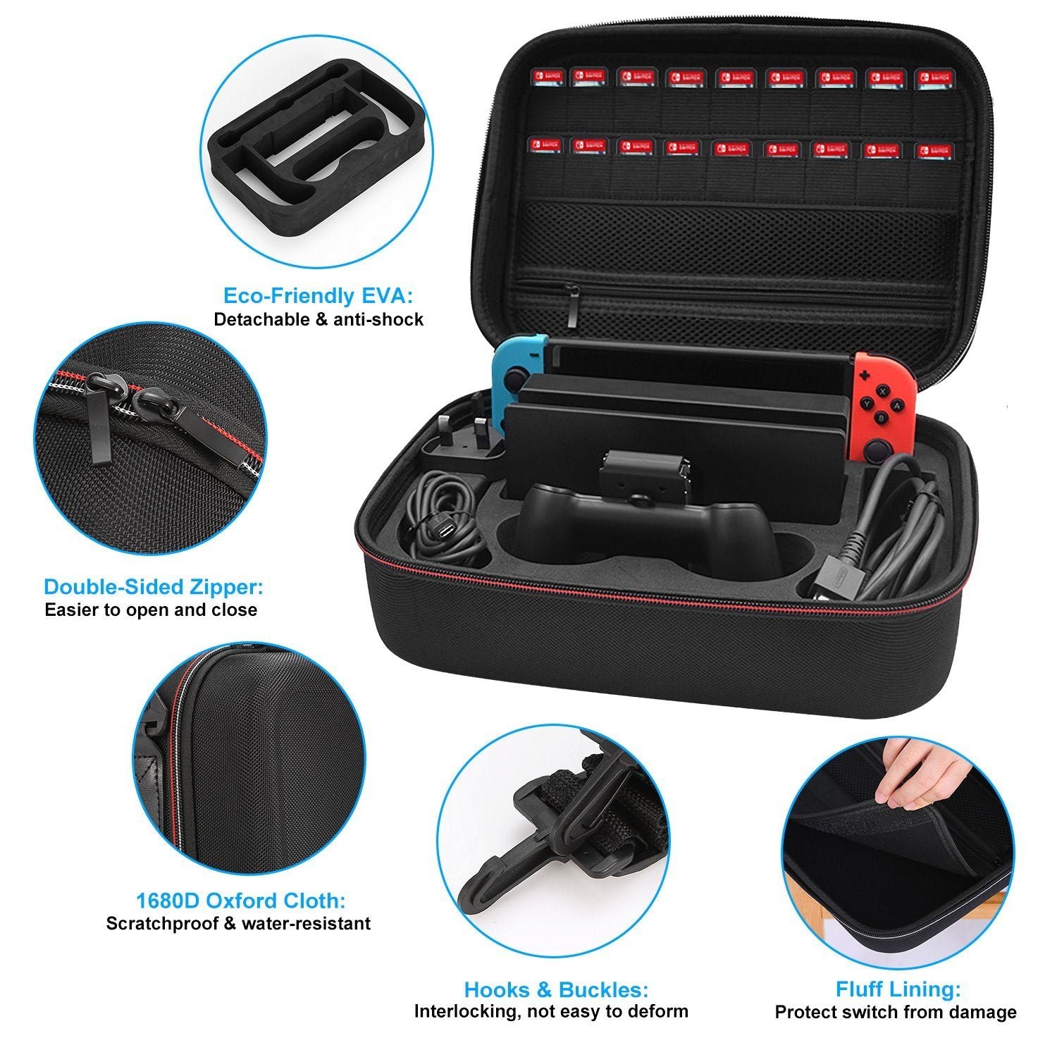 Portable Deluxe Carrying Case for Nintendo Switch - Image 7