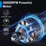 Portable Handheld Cordless Small Chain Saw Battery Powered with 2Pcs 2200mAh Rechargeable Batteries 4in/6in Chains for Pruning Trees Wood Cutting - Image 12