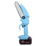 Portable Handheld Cordless Small Chain Saw Battery Powered with 2Pcs 2200mAh Rechargeable Batteries 4in/6in Chains for Pruning Trees Wood Cutting - Image 3