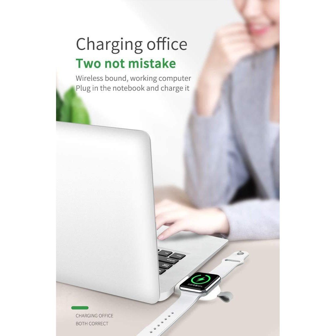 Portable USB Wireless Magnetic Fast Charging Compatible for Apple Watch Series - Image 6