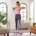 PowerFit Elite Vibration Platform with Exercise Bands and Mat (Refurbished) - Image 3