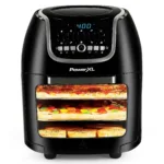 Freidora de aire PowerXL Vortex Air Fryer Pro Plus con capacidad de 10 cuartos, color negro, 1700 vatios (negro) - Image 4